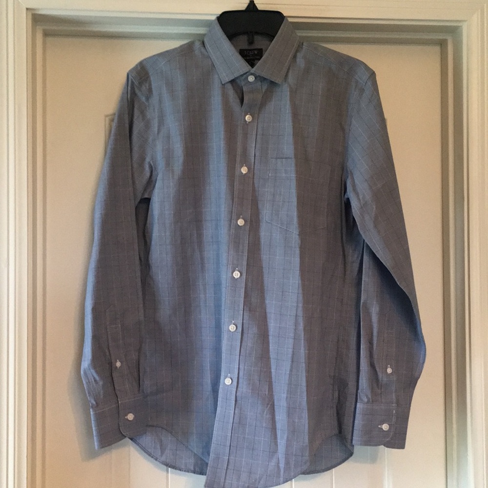 J.Crew Flex Wrinkle Free Dress Shirt 14-14 1/2 S